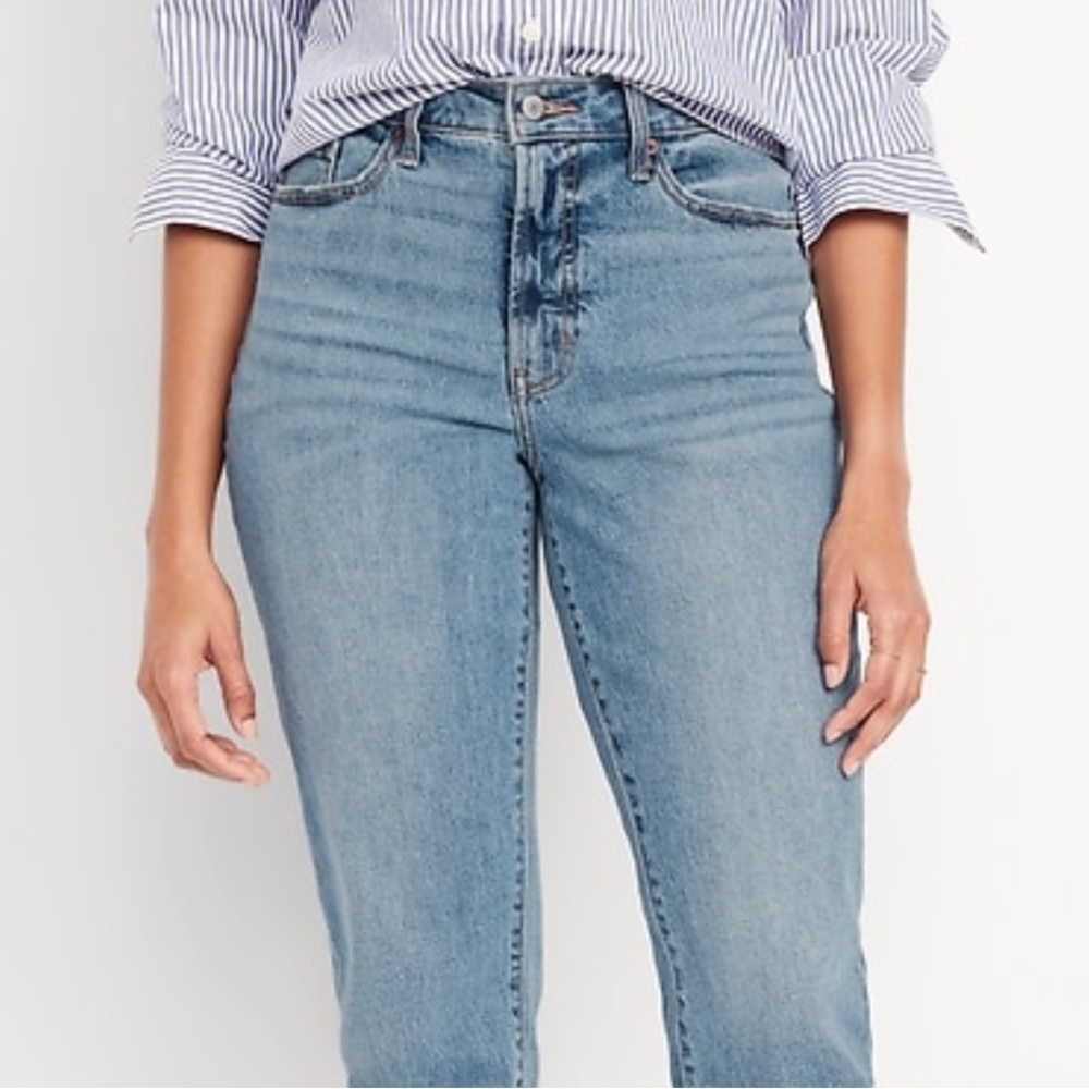 Old Navy curvy & tall Straight Leg Jeans